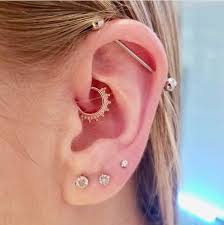 The bar can be either: Getting An Industrial Ear Piercing Read These 9 Tips First