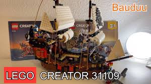 31109 pirate ship is a 1,264 piece creator set with 4 minifigs released in 2020. Lego Creator 31109 3 In 1 Piratenschiff Taverne Oder Totenkopfinsel Spielset Youtube