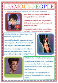 Discover the ethnic origin and meaning of last names. Famous People 2 English Esl Worksheets For Distance Learning And Physical Classrooms