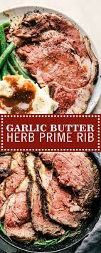 Garlic Butter Herb Prime Rib Prime Rib Recipe Garlic Butter Prime Rib Recipe Prime Rib Dinner