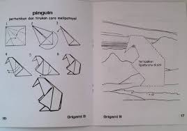 Origami a bear and a penguin. Buku Anak Tk Seni Melipat Kertas Origami Untuk Anak Tk Shopee Indonesia