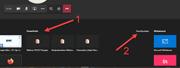 Bildschirm während eines anrufs teilen. Powerpoint Prasentationsmodus In Teams Zeigen Ict Wiki