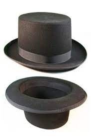 Black Formal Top Hat Black Top Hat For Tails Sizes Up To 7 5 Xl 23 5 Formal Tops Top Hat Black Top Hat