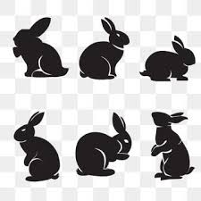 Rabbit Silhouette Shadow Clipart Bunny Easter Png And Vector With Transparent Background For Free Download Rabbit Silhouette Bunny Silhouette Rabbit Vector