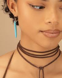 Spiked Turquoise Necklace