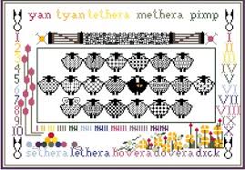 This colour square of bright modern dmc colours, can decorate a number of areas of your home both as a. Yan Tyan Tether Cross Stitch Chart The History Jar