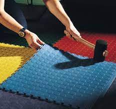 Garage Floor Covering With Rubber Tile Garage Floor Playroom Flooring Garage Playroom