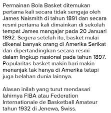 We did not find results for: Sebutkan Sejarah Singkat Pemain Bola Basket Brainly Co Id