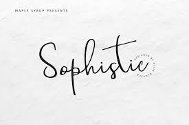 We love high quality free fonts and we like to share them. Sophistic Script 131924 Handwritten Font Bundles