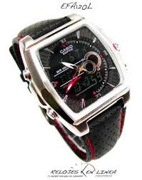 Reloj Casio Efa 120 Cuero Saatler