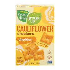 Maybe you would like to learn more about one of these? Real Food From The Ground Up Cauliflower Cheddar Crackers 4 Oz Box Walmart Com Walmart Com