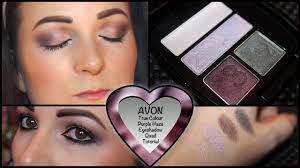 Eyeshadow quad how to apply. Avon Purple Eye Shadow Tutorial With Avon True Colour Eyeshadow Quad Youtube