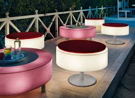 Can easily adaptable in any environment and easy to maintain. Illuminated Furniture Light Up Patio Furniture By Modoluce