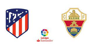 90lo intenta nino (elche) conectando el balón con su cabeza, aunque su remate no consigue ver puerta. Atletico De Madrid Elche Cf Liga Santander Tourismus Madrid