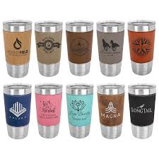 4 models camelbak horizon 10 oz insulated stainless steel tumbler $19.00 $18.89. Blue Silver 20 Oz Polar Camel Leatherette Grip Tumbler Cm Engravers Palm Springs