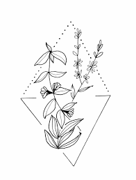 Women who value knowledge and wisdom are drawn to owl tattoos because the nocturnal birds are associated with these qualities. Floral Illustration Floral Line Drawing Hand Drawn Geofloral Wild Flowers Rosa V Design Floral Art Drawing Floral Illustrations Floral Tattoo Design