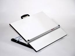 Adjustable Angle Portable Drafting Table With Straightedge Drawing Board Desk Portable Drafting Table Drafting Table Universal Design