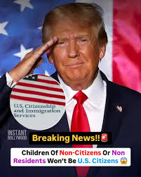 Trump signs an executive order to end birthright citizenship, targeting  children of parents