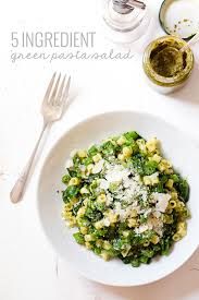 Five Ingredient Simple Green Pasta Salad Pinch Of Yum Recipe Green Pasta Delicious Salads Pasta Salad