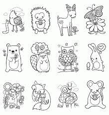 Woodland animals theme music and movement activities and ideas to get your preschoolers movin' and groovin'! Free Woodland Creature Coloring Pages Coloring Home