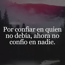 Por Confiar En Quien No Debia Frases Sentimentales Frases Bonitas Frases Ironicas