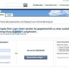 You do not have access to targobank online. Login Targobank Setzt Captcha Bilderratsel Vor Den Konto Zugang Welt