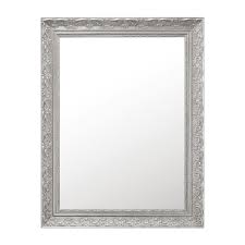Miroir En Bois De Paulownia Argente Miroir Bois Miroir Meubles Argentes