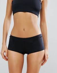 Asos Mix And Match Boy Short Bikini Bottom With Eyelets Bikinis Boy Shorts Swimsuit Swimwear