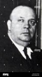 Photographic portrait of Indalecio Prieto (1883-1962) a Spanish politician,  minister and leading figure of the Spanish Socialist Worker's Party. Dated  20th Century Stock Photo