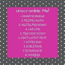 Check spelling or type a new query. Facebook Game Unscramble Me With Images Thirty One Facebook Thirty One Party Thirty One Games