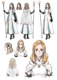 Ophilia Clement Concept Art From Octopath Traveler Art Artwork Gaming Videogames Ga Character Concept Female Character Design Character Design Inspiration