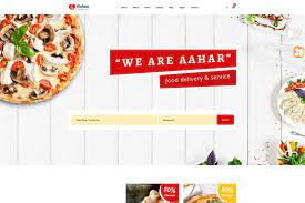 Aahar Food Delivery Service Template Meal Delivery Service Food Delivery Delivery Service