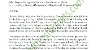What is an example of authorization? Work From Home Request Letter Or Email To Boss Due To Illness