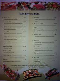 Menu At Fuji Sushi Restaurant Midland Fuji sushi & hibachi menu. restaurant guru