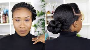 There are endless possibilities for styling relaxed hair, including buns, braids, and more! Hairlicious Inc Flat Twist Protective Style Relaxed Hair Relaxed Hair Healthy Relaxed Hair Protective Styles