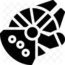 Millennium falcon svg files stars wars millenium falcon vector art on behance. Free Millennium Falcon Glyph Icon Available In Svg Png Eps Ai Icon Fonts