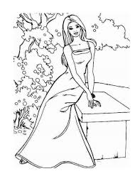 Free barbie coloring pages for girls. Barbie Princess Coloring Pages Print To Free Slavyanka