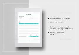 Get cell number formats from specified excel workbook, worksheet and column. Excel Bill Template 14 Free Excel Documents Download Free Premium Templates