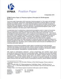 Writing a position paper is outlining your stand on a particular issue being discussed in a certain conference or meeting. Position Papers Ifpma