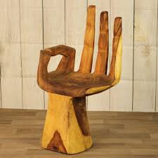 Buddha Hand Shaped Accent Chair Large Wooden Only 1 Left Wooden Toys Plans Unique Modern Furniture Chair