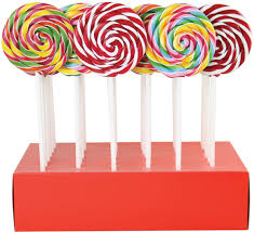 Candy decorations, candy cutouts, candy die cuts, candyland party, candy shoppe, candy decorations, candy who knew giant lollipops were exactly what you needed to complete your holiday decorations. Fruity Round Lolly Pops 10cm Diameter All Natural Treasureislandsweets Co Uk