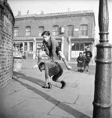 Black And White Children Playing Together Simply Leapfrog Oldies Photo Vintage Photographs Old Photos