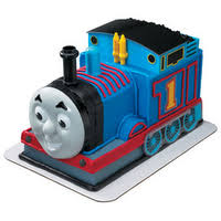 How To Make A 3d Thomas The Train Cake Train Cake Thomas Train Cake Birthday Cake Toppers
