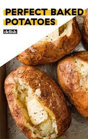 If You Re Not Baking Potatoes Like This You Re Doing It Wrong Recipe Perfect Baked Potato Baked Potato Recipes Baked Potato