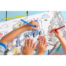 Conveniently sized for portability, bring your unique creations everywhere. Sticky Note Colouring Book On A Roll For Kids Lifesavers Action Beoverde
