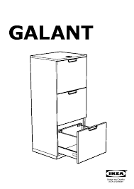 Ikea galant file storage cabinet birch with combination locks. Galant File Cabinet Black Brown Ikeapedia
