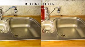 But before opting for these hacks make sure your sink is washed and cleaned daily so that these work for. How To Disinfect Clean And Shine Your Stainless Steel Kitchen Sink Youtube