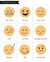 Teaching kids feelings recognition free printable emoji mystery multiplication worksheets. Emotions And Feelings Printable Worksheets Emotions Flashcards Feelings Flashcards Emoji Flashcards Preschool Kindergarten In 2021 Flashcards For Kids Feelings Flashcards Emotions Flashcards