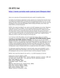 Auto computer codes list can offer you many choices to save money thanks to 14 active results. C5 Dtc List Of Codes County Corvette Association Manualzz