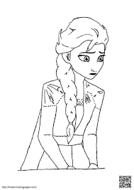 Frozen is a disney favorite for children and adults! Elsa Coloring Pages Free 3 Paginas Para Colorear
